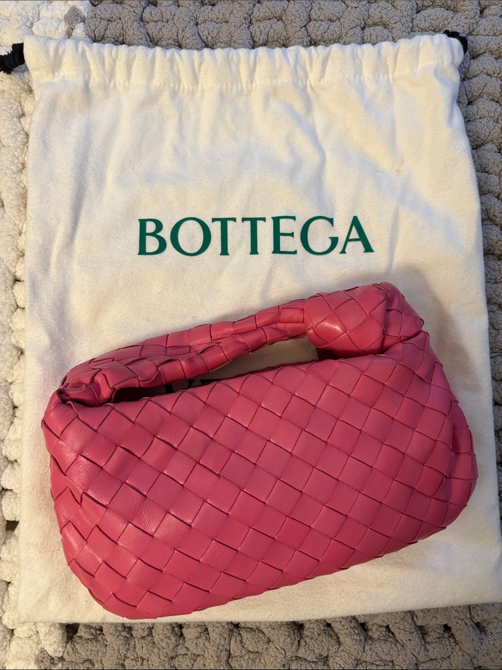 Bottega Veneta Mini Jodie Bag in Pink
